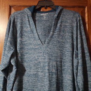 Super Soft Plush Hooded Lounge Tunic Gown